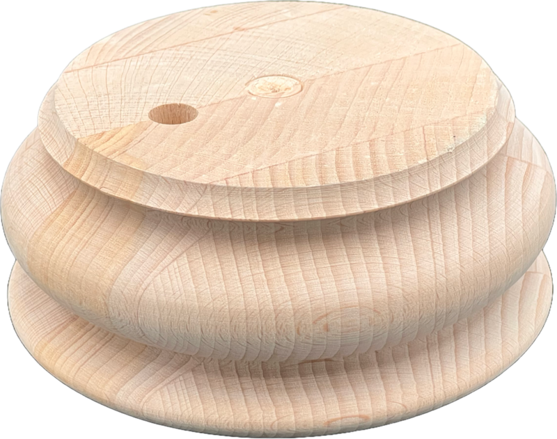 Wooden furniture leg #1 — premium beech component by Styrczula