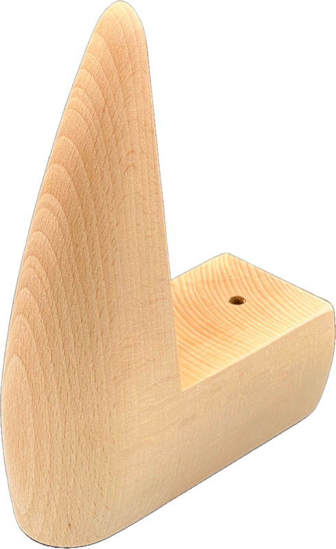 Wooden furniture leg #17 — premium beech component by Styrczula