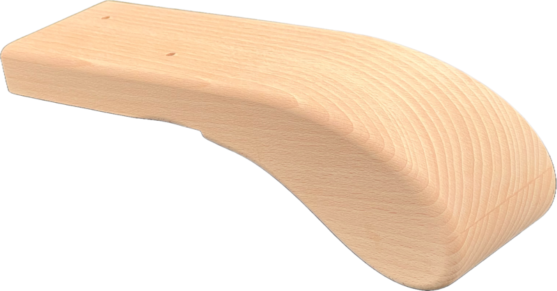 Wooden furniture leg #19 — premium beech component by Styrczula