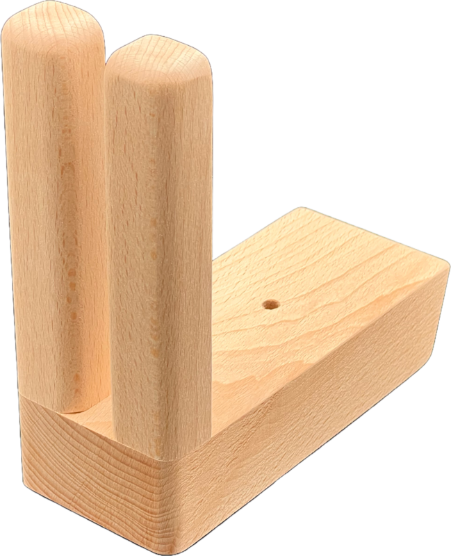 Wooden furniture leg #2 — premium beech component by Styrczula