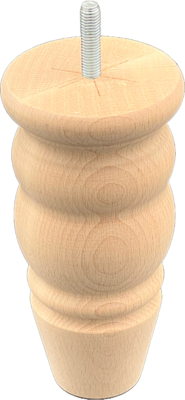 Wooden furniture leg #22 — premium beech component by Styrczula