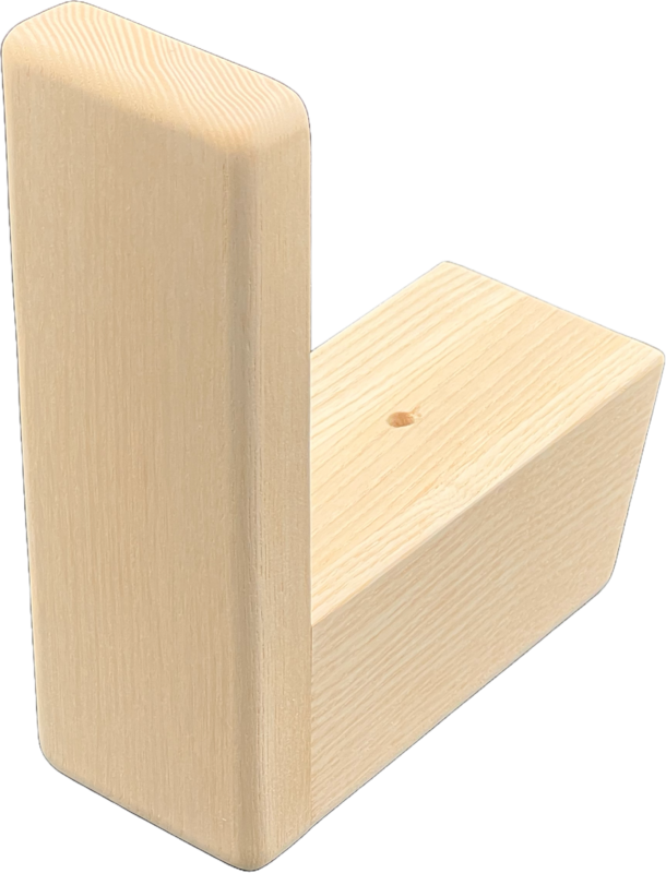 Wooden furniture leg #24 — premium beech component by Styrczula