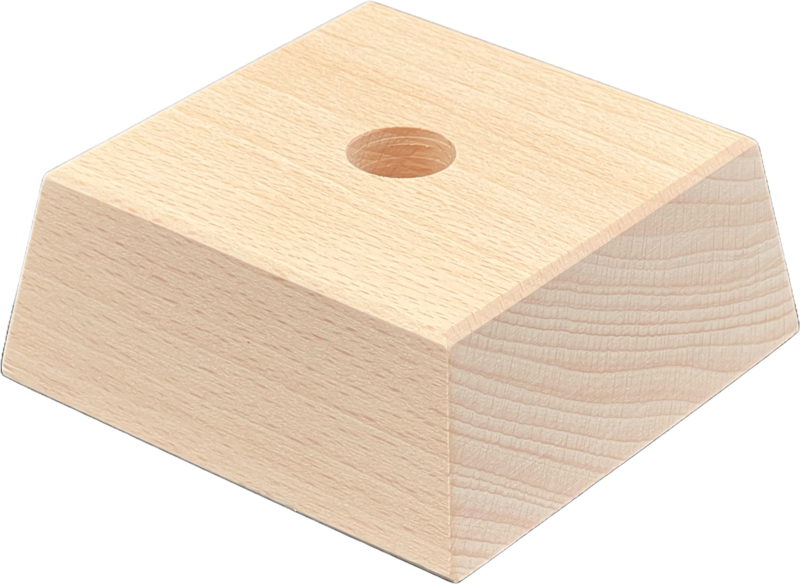 Wooden furniture leg #28 — premium beech component by Styrczula