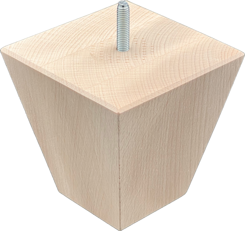 Wooden furniture leg #33 — premium beech component by Styrczula