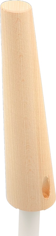 Wooden furniture leg #38 — premium beech component by Styrczula