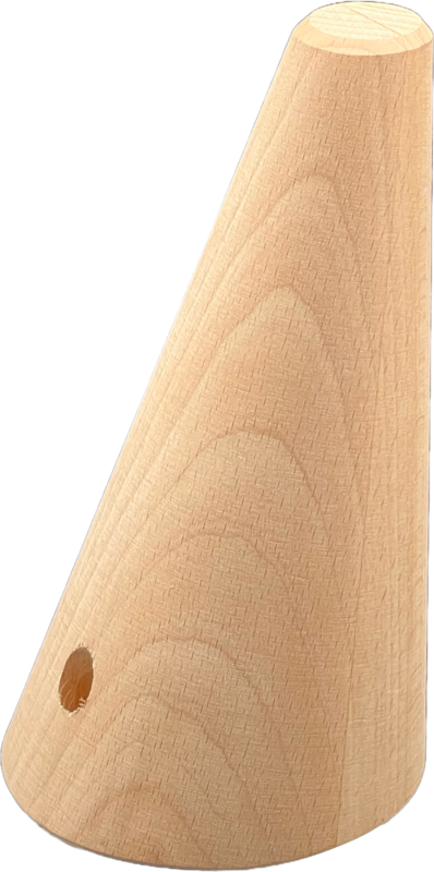 Wooden furniture leg #39 — premium beech component by Styrczula
