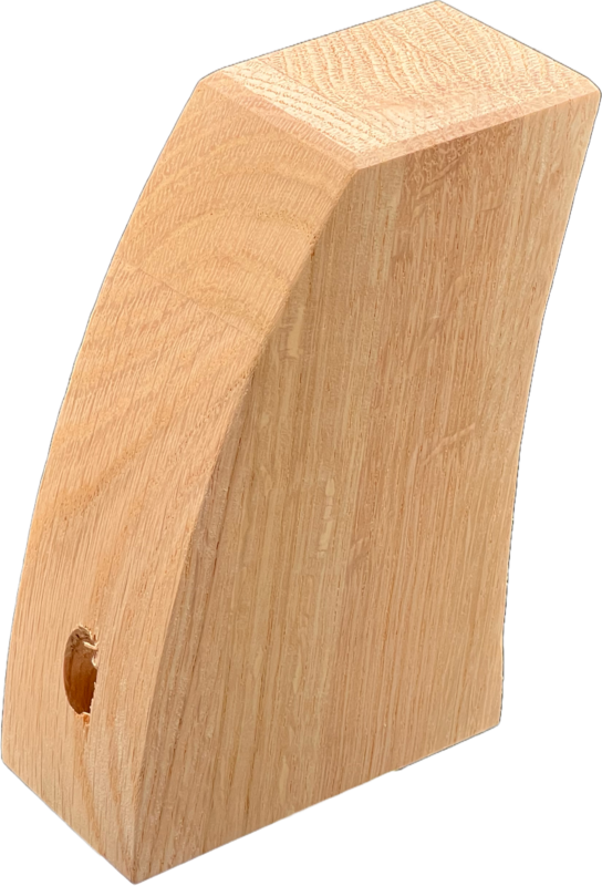 Wooden furniture leg #40 — premium beech component by Styrczula