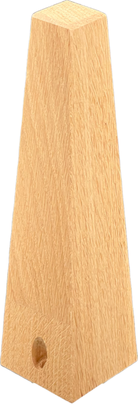 Wooden furniture leg #41 — premium beech component by Styrczula