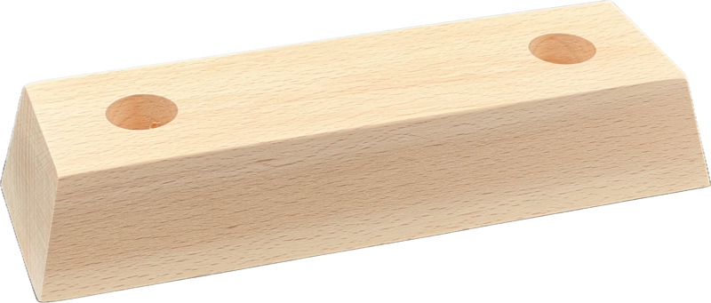 Wooden furniture leg #44 — premium beech component by Styrczula