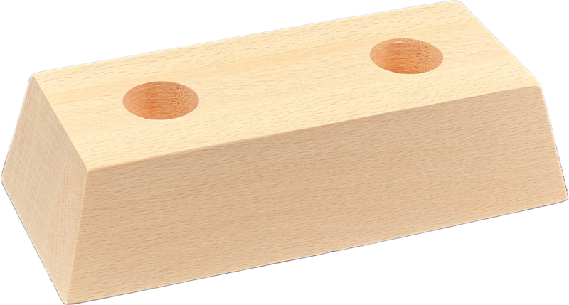 Wooden furniture leg #45 — premium beech component by Styrczula