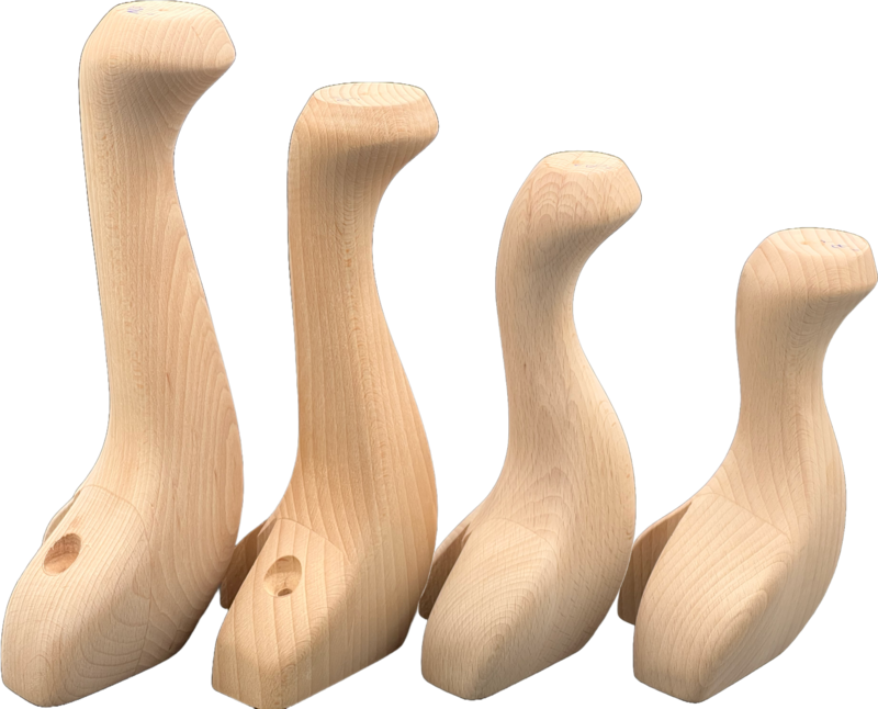 Wooden furniture leg #46 — premium beech component by Styrczula