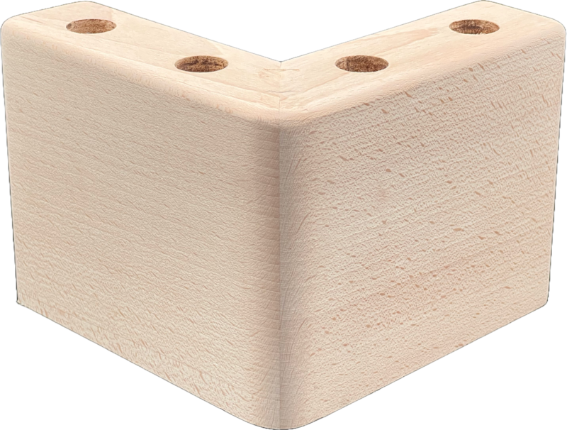 Wooden furniture leg #47 — premium beech component by Styrczula