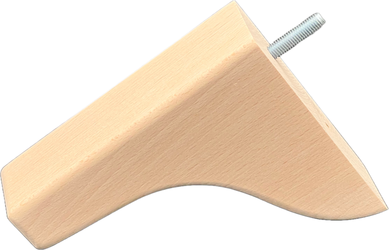 Wooden furniture leg #6 — premium beech component by Styrczula